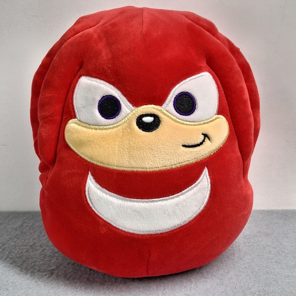 Squishmallows Sonic The Hedgehog Knuckles Plush Toy 8" Red Sega Kellytoy